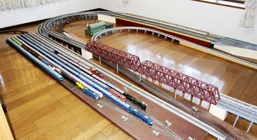 レイアウトヤード付近